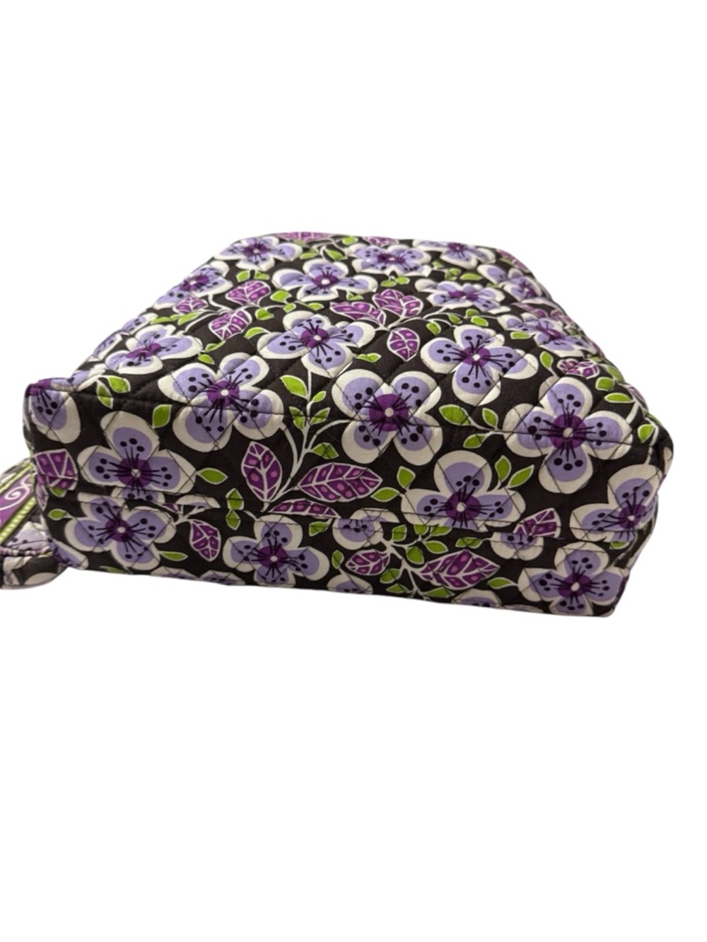 Vera Bradley Plum Floral Tote + Matching Wristlet Set | Retired Print - Picture 7 of 13